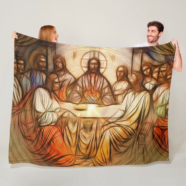 Jesus Fleece Blanket (På plats)