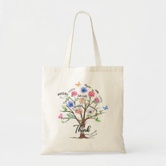 Jesus Flower Butterfly Faith Christian Philippians Tygkasse