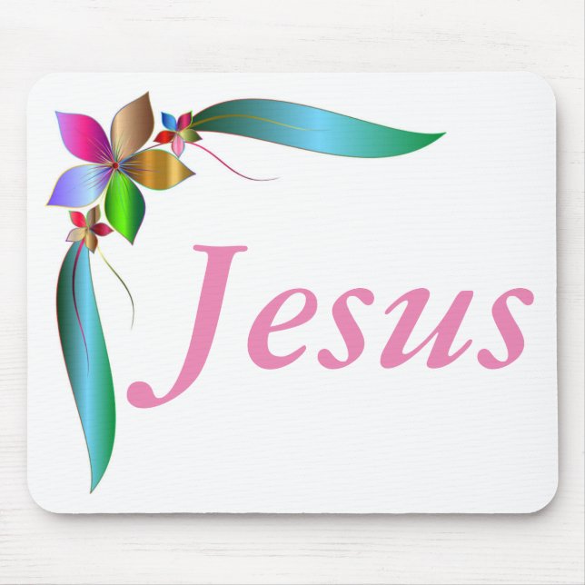 JESUS FLOWER RIBBON MUSMATTA (Framsidan)