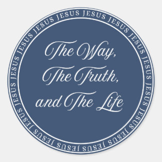 Jesus - Flush Seal Runt Klistermärke