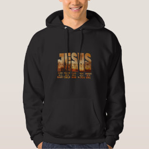 Jesus född som Baby predikad som kristen barn Hoodie