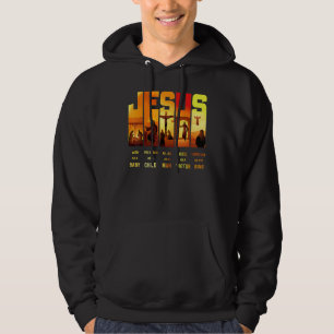 Jesus född som Baby predikad som kristen barn Hoodie