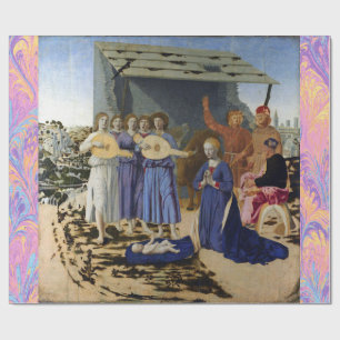 JESUS FÖDELSE, ÄNGLAR av PIERO DELLA FRANCESCA Presentpapper