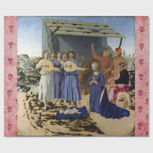 JESUS FÖDELSE, ÄNGLAR av PIERO DELLA FRANCESCA Presentpapper