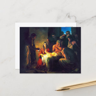 Jesus födelse av Carl Bloch Helg Vykort