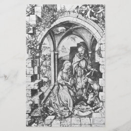 Jesus födelse (av Martin Schongauer) Brevpapper