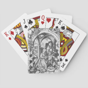 Jesus födelse (av Martin Schongauer) Casinokort