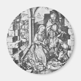 Jesus födelse (av Martin Schongauer) Magnet