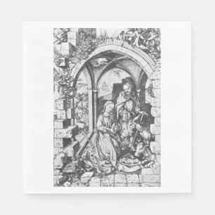 Jesus födelse (av Martin Schongauer) Pappersservett