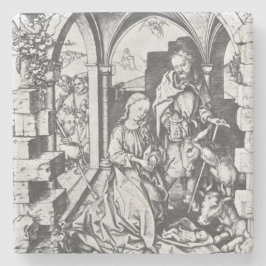 Jesus födelse (av Martin Schongauer) Stenunderlägg