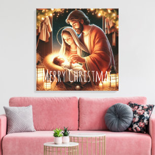Jesus födelse canvastryck