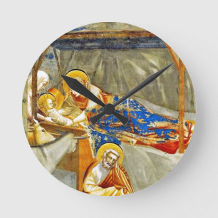 Jesus födelsedag rund klocka
