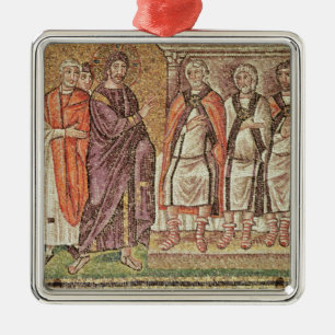 Jesus för Caiphus Julgransprydnad Metall