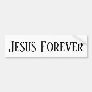 Jesus för evigtklistermärke bildekal