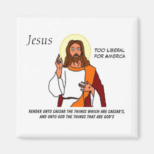 Jesus: För frisinnat för Amerika Magnet
