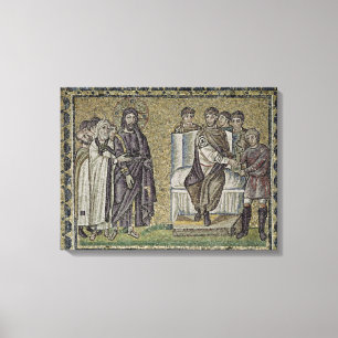 Jesus för Pontius Pilate Canvastryck