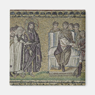 Jesus för Pontius Pilate Magnet