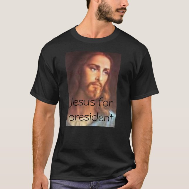 Jesus för president tee shirt (Framsida)