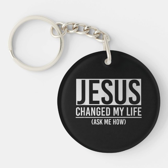 Jesus Förändrade Mitt Liv Fråga Mig Hur Jesus (Framsidan)