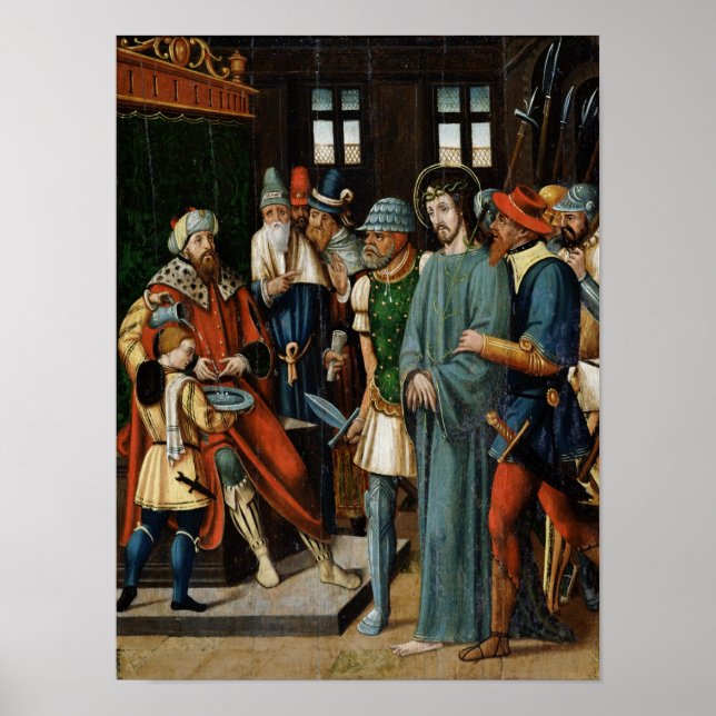 Jesus före Pilatus Poster (Framsidan)