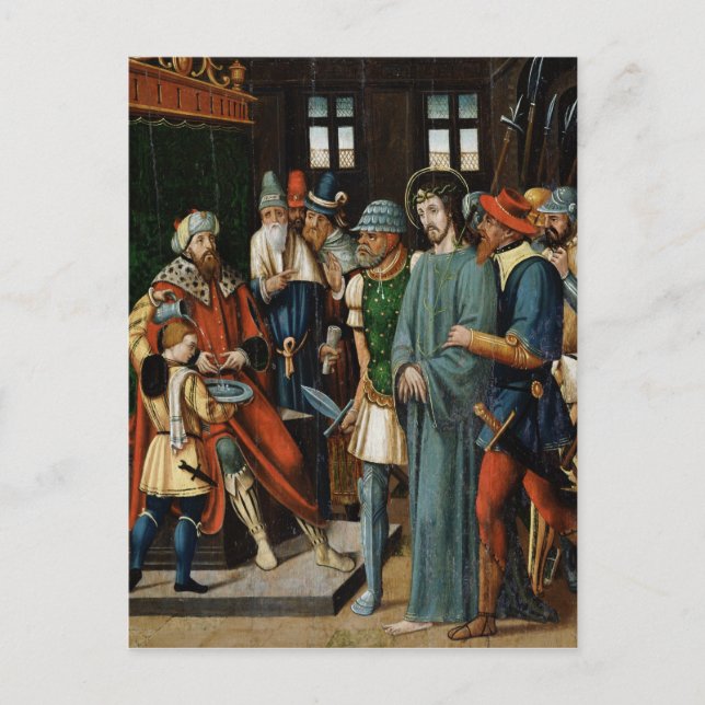 Jesus före Pilatus Vykort (Framsida)