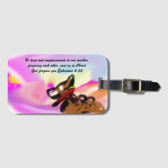 jesus forgive bagagebricka (Framsida horisontal)