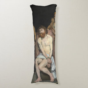 Jesus förlöjligade vid soldater Edouard Manet Kroppskudde