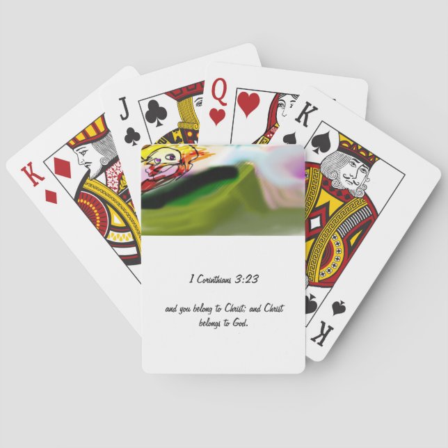 Jesus först casinokort (Baksidan)