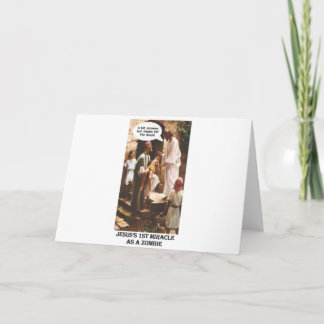 Jesus första mirakel som Zombie Kort