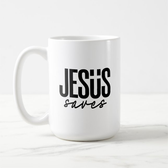 JESUS FRÄLSAR KAFFEMUGG (Vänster)