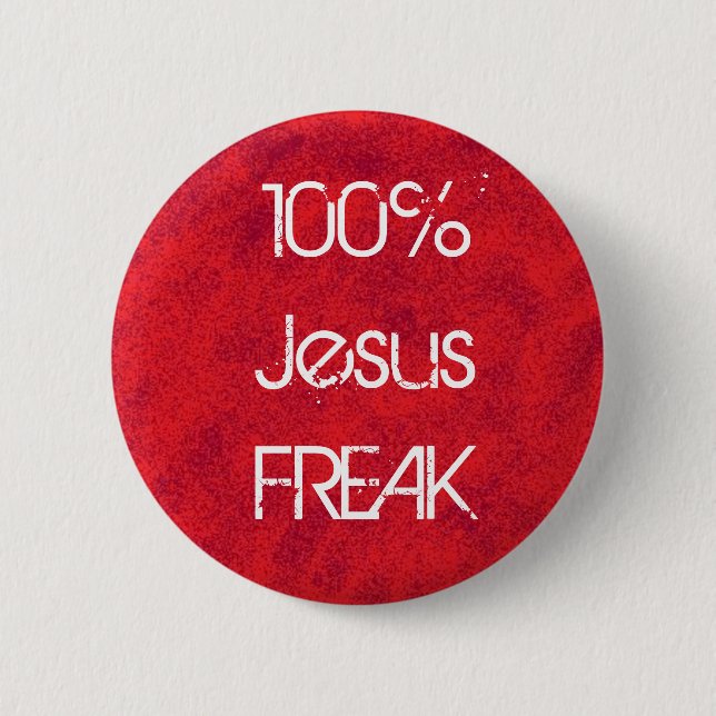 Jesus FREAK 100% Knapp (Framsida)