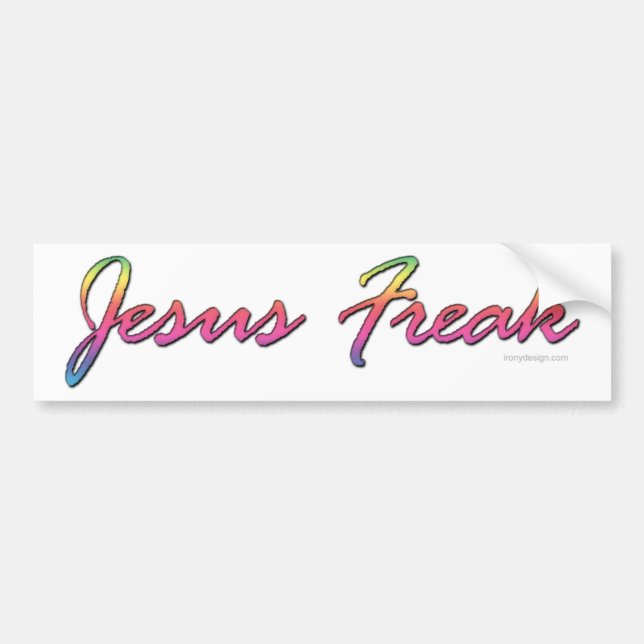 Jesus freak 2 bildekal (Framsidan)