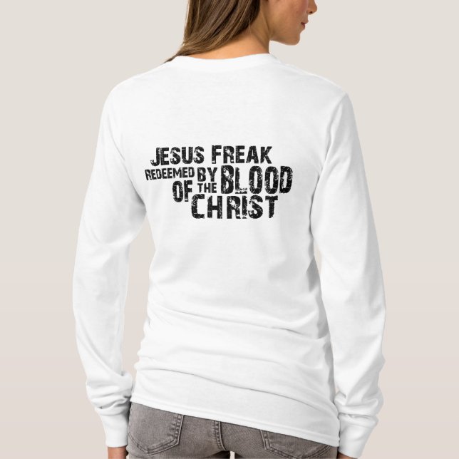 Jesus freak: Friköpt Tee (Baksida)