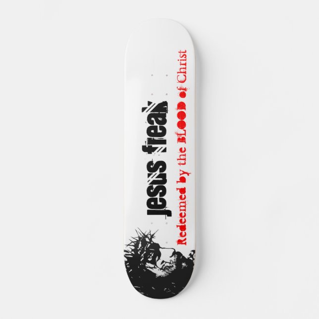 Jesus Freak: Inlöses av blodskateboard Skateboard Bräda 21,5 Cm (Framsida)