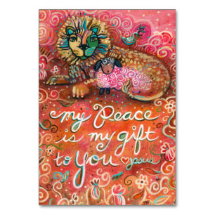 Jesus fred, John 14:27 Prayer Card Bordsnummer