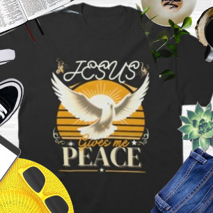 Jesus Fredsdove Descendants design för kristna T Shirt