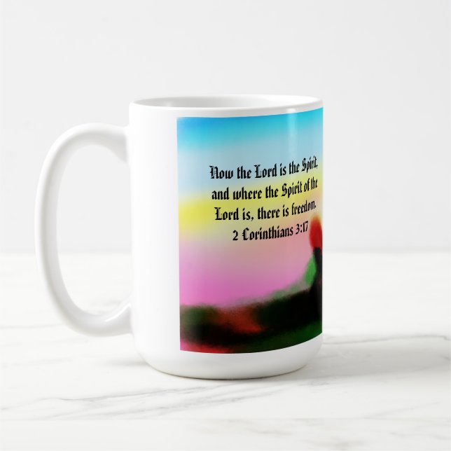 jesus frihet  kaffemugg (Vänster)