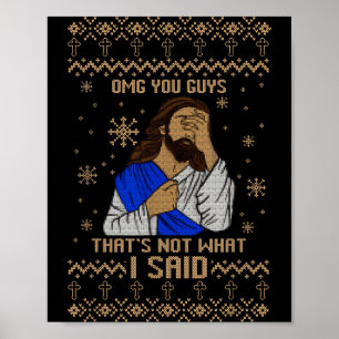 Jesus Fula Jul Omg Er Det Inte Vad Poster