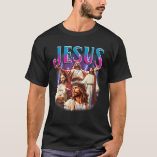 Jesus Funny Meme Christian God Faith Religiösa Han T Shirt