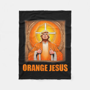 Jesus Funny Trump 1 Fleecefilt
