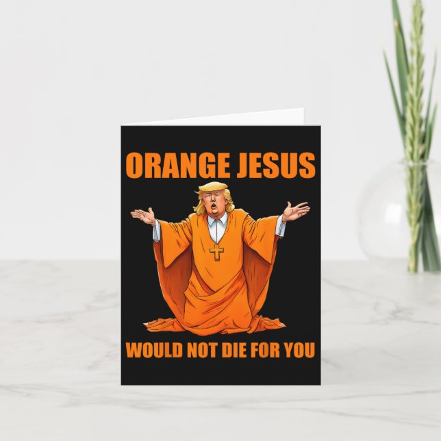 Jesus Funny Trump 2 Kort (Framsida)