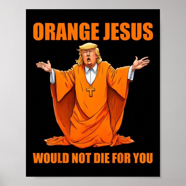 Jesus Funny Trump 2 Poster (Framsidan)
