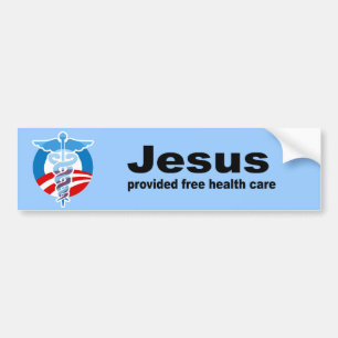 Jesus g fri sjukvård bildekal