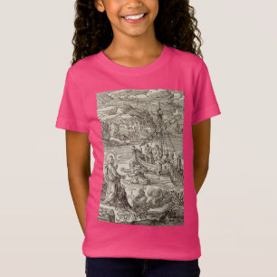 Jesus går på vatten t shirt