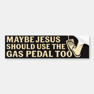 Jesus Gas Pedal Bildekal