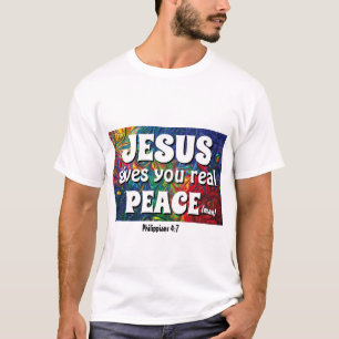 JESUS GE DU REALA FRED (Man) 50-årsdagen T Shirt