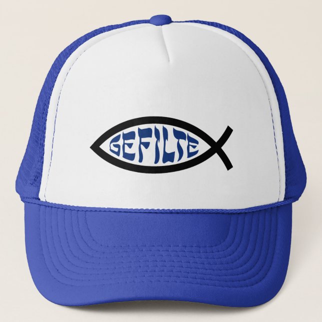 Jesus Gefilte Fish - Jewish Passover Humor Keps (Framsida)