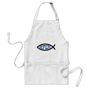 Jesus Gefilte Fish - Judisk påskhumor Förkläde