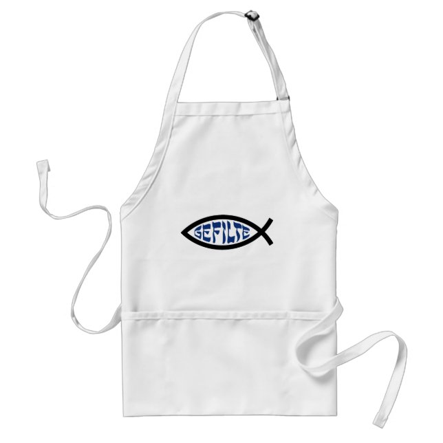 Jesus Gefilte Fish - Judisk påskhumor Förkläde (Framsidan)