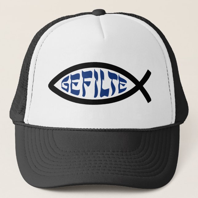 Jesus Gefilte Fish - Judisk Påskhumor Keps (Framsida)